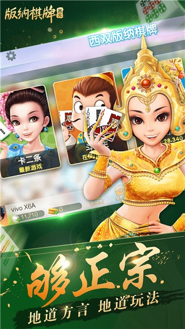 西双版纳棋牌卡二条